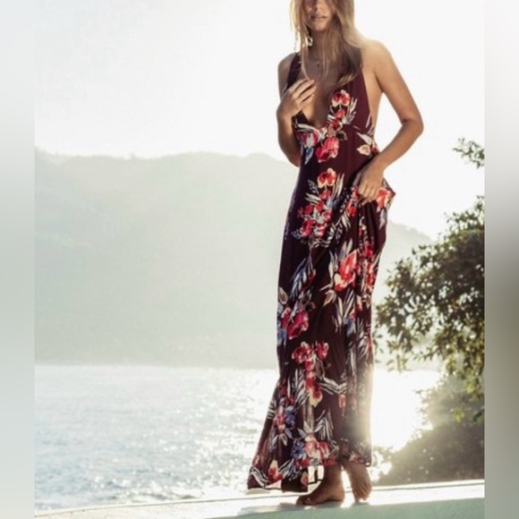 Billabong Awoke for Waves Maxi Dress - Picture 1 of 5
